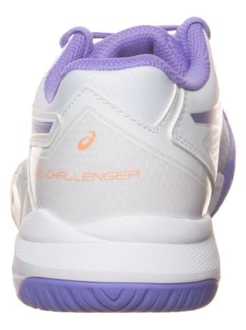 asics Buty "Dedicate 7 Clay" w kolorze biało-fioletowym do tenisa