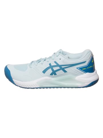 asics Buty "Challenger 13" w kolorze niebiesko-błękitnym do tenisa