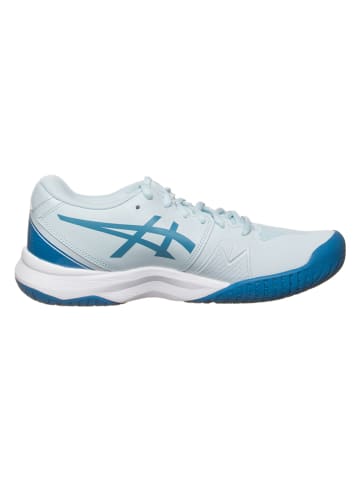 asics Buty "Challenger 13" w kolorze niebiesko-błękitnym do tenisa