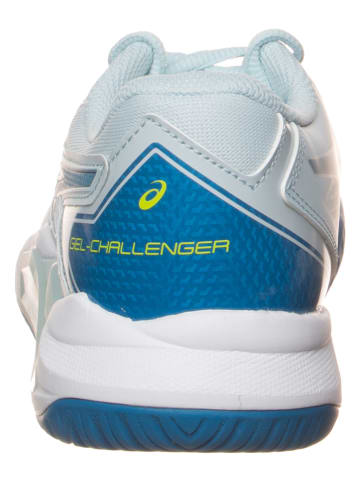 asics Buty "Challenger 13" w kolorze niebiesko-błękitnym do tenisa