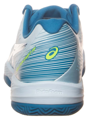 asics Tennisschuhe "Solution Swift FF Clay" in Hellblau/ Blau