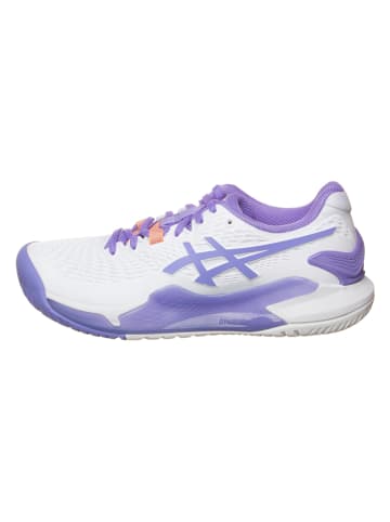 asics Tennisschuhe "Resolution 9" in Weiß/ Lila