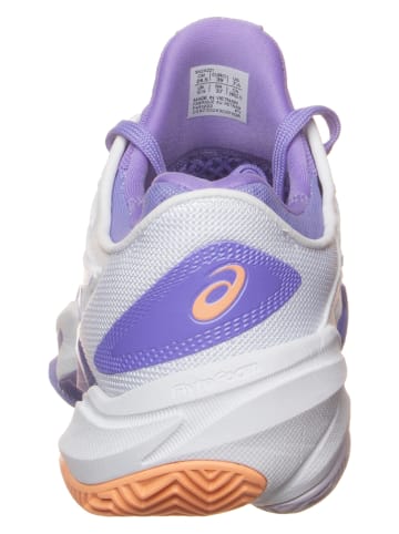 asics Buty "Court FF 3 Clay" w kolorze biało-fioletowym do tenisa