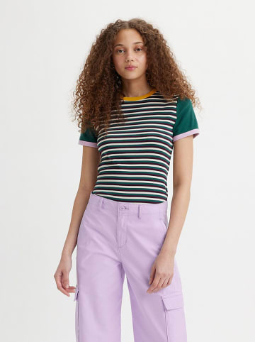Levi´s Shirt petrol/zwart/wit