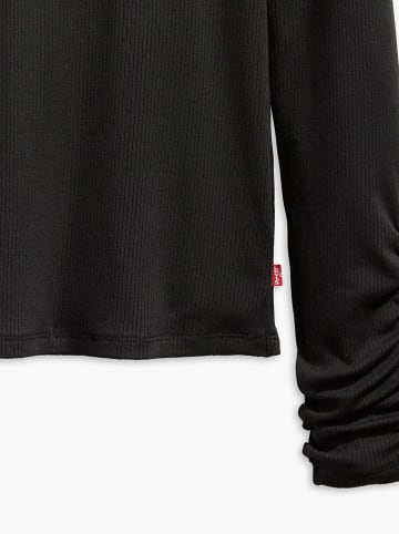 Levi´s Koszulka "Ruched" w kolorze czarnym