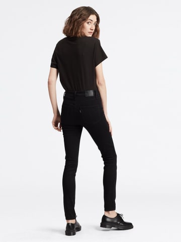 Levi´s Dżinsy "721" - Skinny fit - w kolorze czarnym