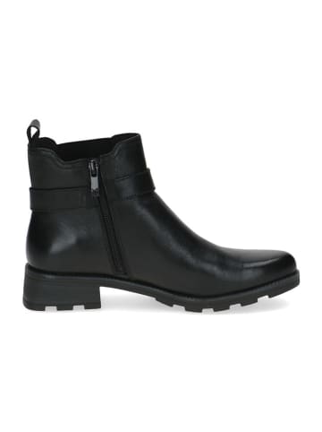 Caprice Leder-Boots in Schwarz