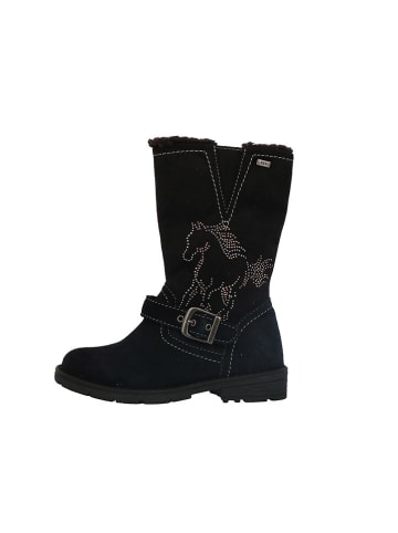 Lurchi Leder-Boots "Heidi" in Schwarz