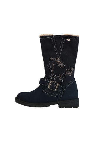 Lurchi Leder-Boots "Heidi" in Dunkelblau
