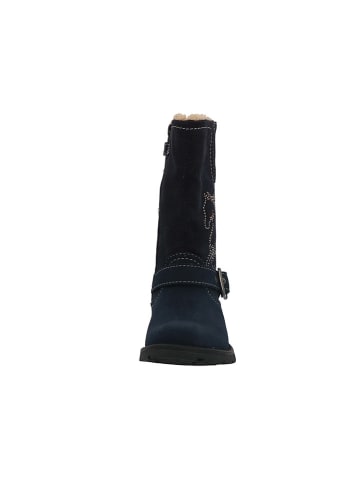 Lurchi Leder-Boots "Heidi" in Dunkelblau