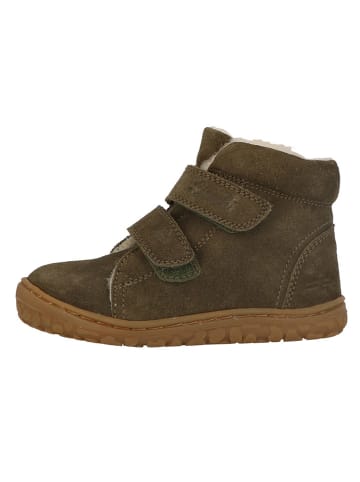 Lurchi Leren barefootschoenen "Nik" kaki