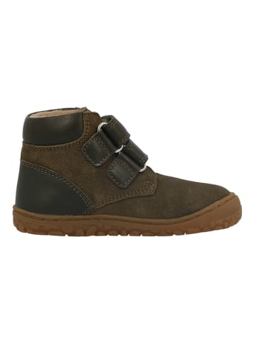 Lurchi Leren barefootschoenen "Nino" kaki