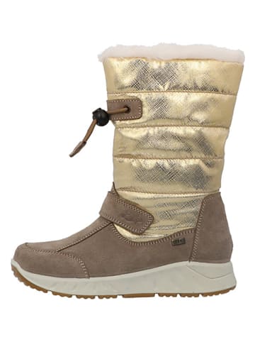 Lurchi Winterboots "Chiliana" lichtbruin/grijs/goudkleurig