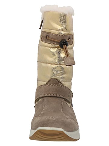 Lurchi Winterboots "Chiliana" lichtbruin/grijs/goudkleurig