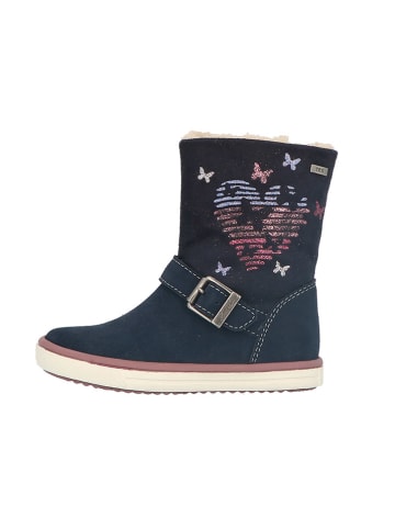 Lurchi Leder-Boots "Savia" in Dunkelblau