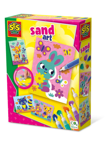 SES Bastelset "Bunte Sandbilder - Waldtiere" - ab 3 Jahren