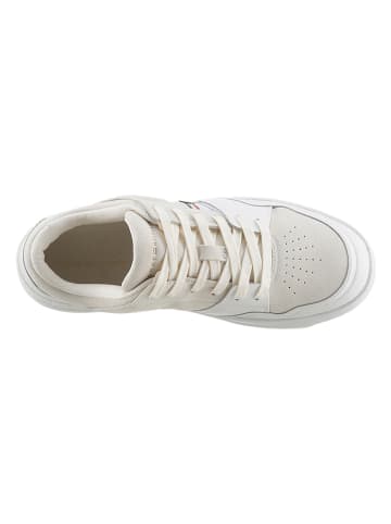 Tommy Hilfiger Shoes Leder-Sneakers in Weiß/ Beige