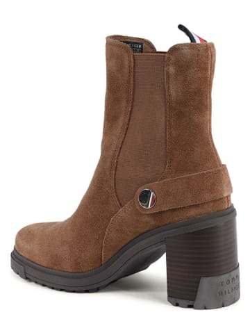 Tommy Hilfiger Shoes Leder-Chelsea-Boots in Hellbraun