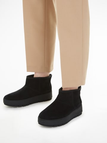 Tommy Hilfiger Shoes Leder-Boots in Schwarz