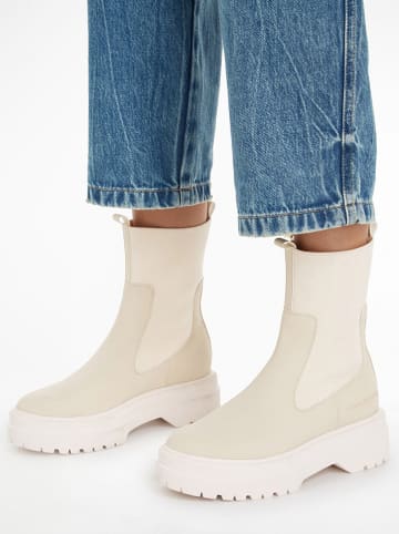 Tommy Hilfiger Shoes Chelsea-Boots in Beige/ Weiß