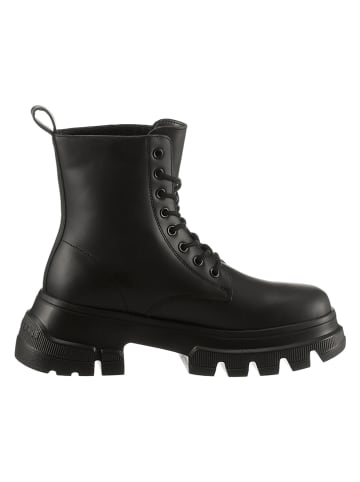 Tommy Hilfiger Shoes Leder-Boots in Schwarz