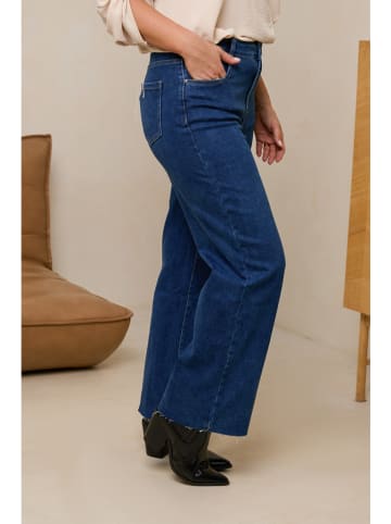 Curvy Lady Dżinsy - Comfort fit - w kolorze granatowym
