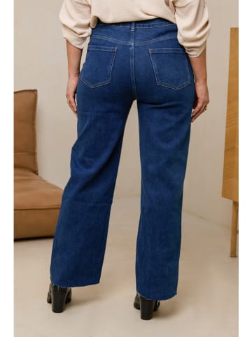 Curvy Lady Spijkerbroek - comfort fit - donkerblauw