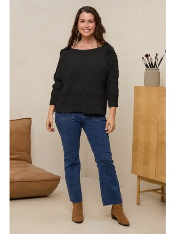 Curvy Lady Sweter w kolorze czarnym