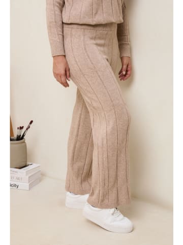 Curvy Lady Broek lichtbruin