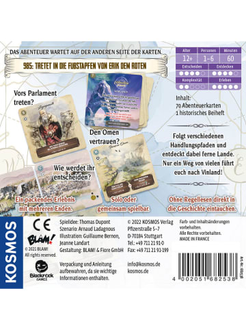Kosmos Kartenspiel "Cartaventura Vinland" - ab 12 Jahren