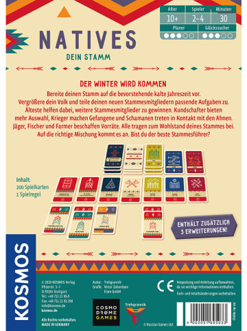 Kosmos Kartenspiel "Natives" - ab 10 Jahren