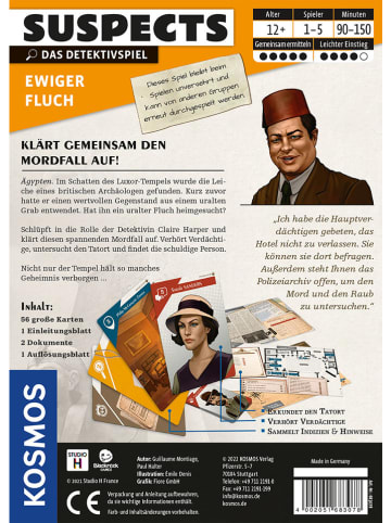 Kosmos Kartenspiel "Suspects Ewiger Fluch" - ab 12 Jahren