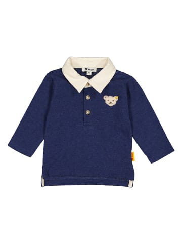 Steiff Poloshirt donkerblauw/crème
