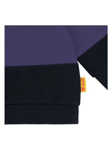 Steiff Sweatshirt donkerblauw/zwart/crème
