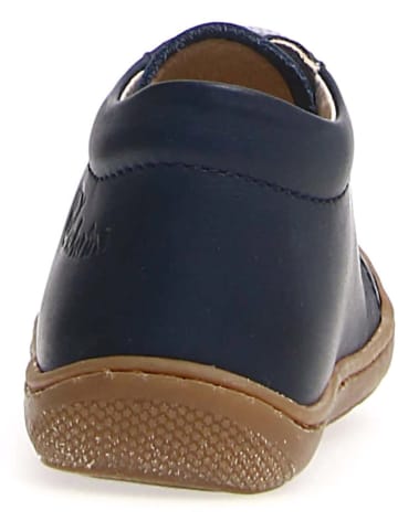 Naturino Leder-Lauflernschuhe "Cocoon" in Dunkelblau/ Blau