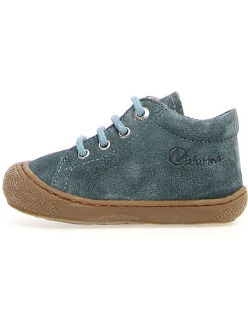 Naturino Leder-Lauflernschuhe "Cocoon" in Türkis
