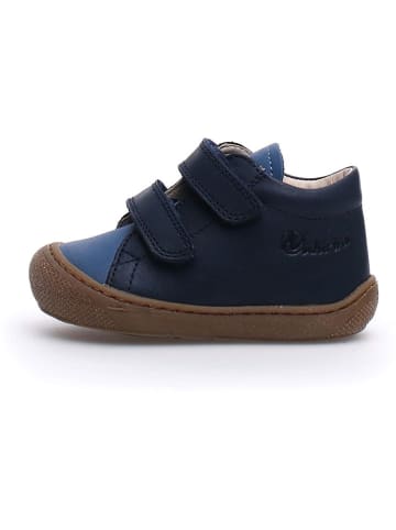Naturino Leder-Sneakers "Cocoon in Dunkelblau/ Blau