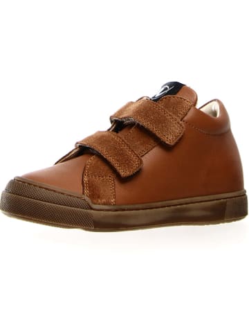 Naturino Skórzane sneakersy "Dord" w kolorze jasnobrązowym