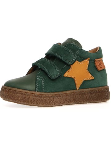 Naturino Skórzane sneakersy "Albus" w kolorze zielonym