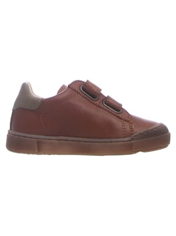 Naturino Skórzane sneakersy "Eindhoven" w kolorze brązowym