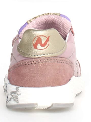 Naturino Leder-Sneakers "Jesko" in Rosa/ Gold
