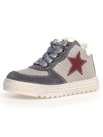 Naturino Leder-Sneakers "Hess"  in Grau/ Anthrazit