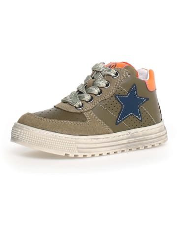Naturino Leder-Sneakers "Hess" in Khaki
