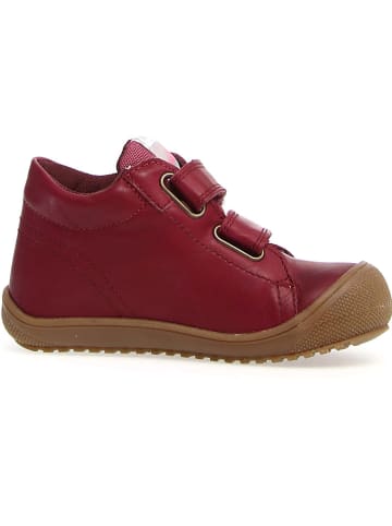Naturino Skórzane sneakersy "Raintastik" w kolorze czerwonym
