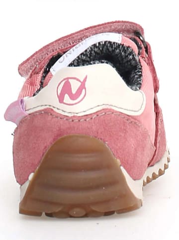 Naturino Leren sneakers "Sammy 2" lichtroze/wit