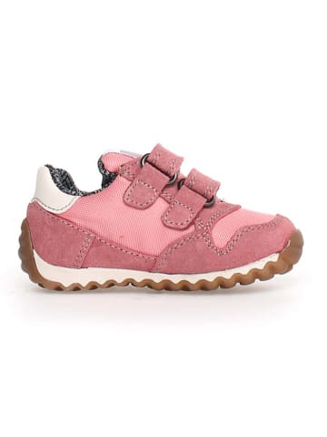 Naturino Leren sneakers "Sammy 2" lichtroze/wit