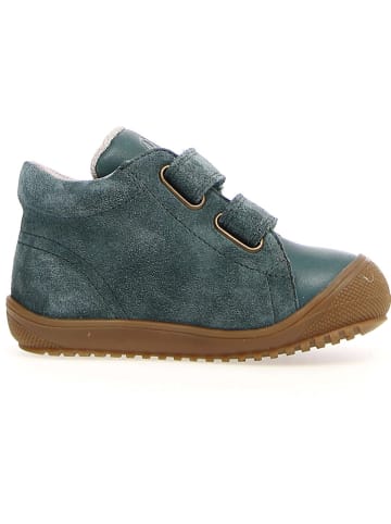 Naturino Skórzane sneakersy "Raintastik" w kolorze turkusowym