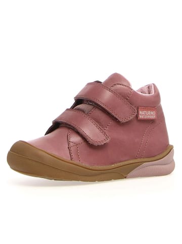 Naturino Leder-Boots "Teke" in Rosa