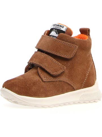 Naturino Leren sneakers "Willic" lichtbruin