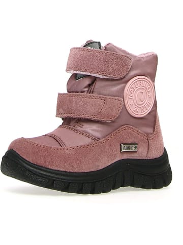 Naturino Leder-Boots "Pile" in Rosa